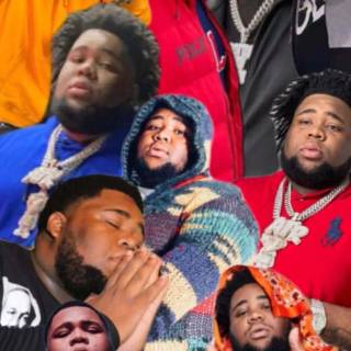 Rod Wave collage wallpaper