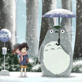 Winter Studio Ghibli wallpaper