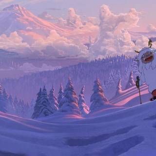 Winter Studio Ghibli wallpaper