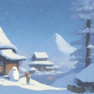 Winter Studio Ghibli wallpaper