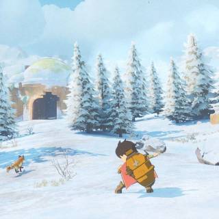 Winter Studio Ghibli wallpaper