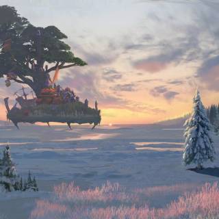 Winter Studio Ghibli wallpaper