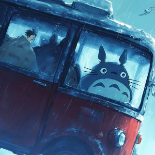 Winter Studio Ghibli wallpaper