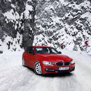 BMW winter 4k wallpaper