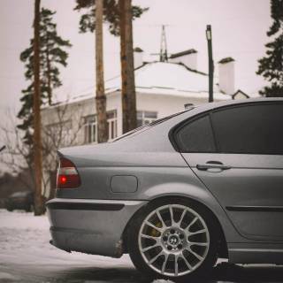 BMW winter 4k wallpaper