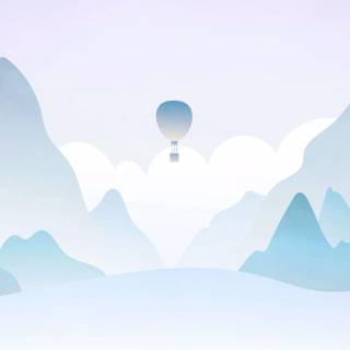 Minimalist winter 4k wallpaper