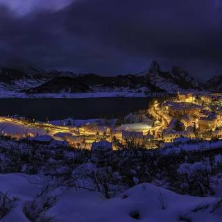 Winter nights 1920x1080 wallpaper