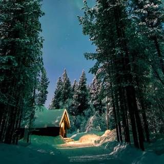 Winter nights 1920x1080 wallpaper