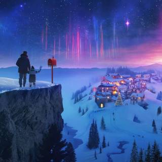 Winter nights 1920x1080 wallpaper