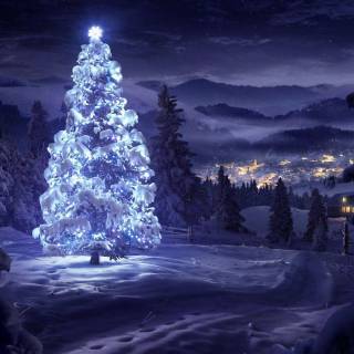 Winter nights 1920x1080 wallpaper