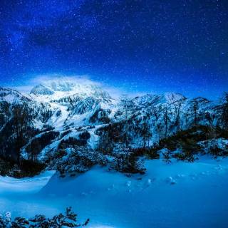 Winter nights 1920x1080 wallpaper