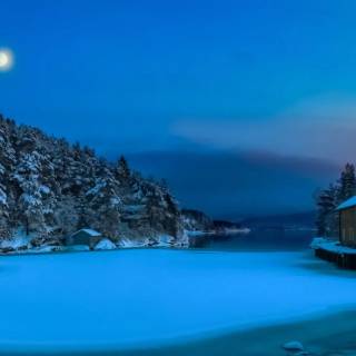 Winter nights 1920x1080 wallpaper