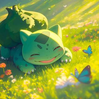 Spring meadow laptop wallpaper