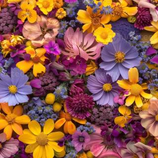 Spring collage horizontal wallpaper