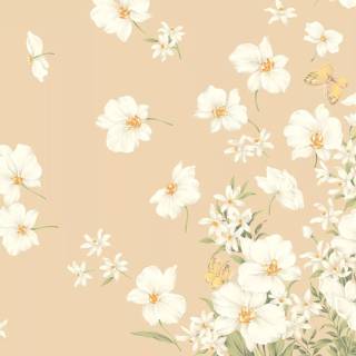 Yellow spring collage laptop wallpaper