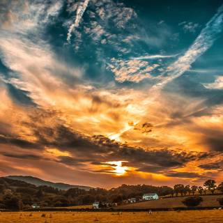 Sunset iPad wallpaper