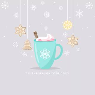 Girly winter desktop wallpaper