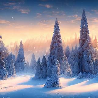 Girly winter desktop wallpaper