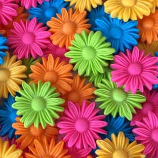 Spring blue purple yellow wallpaper