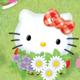 Spring cat iPhone wallpaper