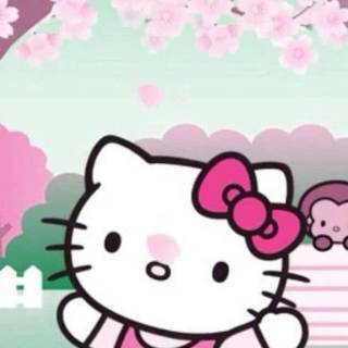 Sanrio spring iPhone wallpaper