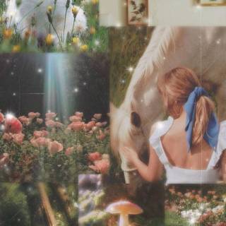 Spring cat iPhone wallpaper