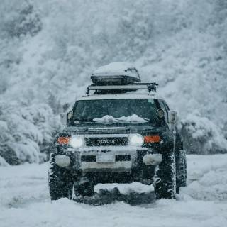 Winter off road 4k wallpaper
