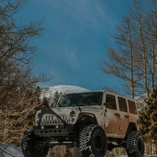 Winter off road 4k wallpaper