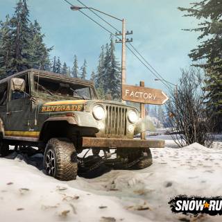 Winter off road 4k wallpaper