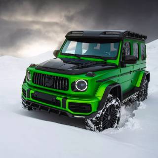 Winter off road 4k wallpaper