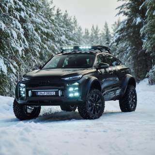 Winter off road 4k wallpaper