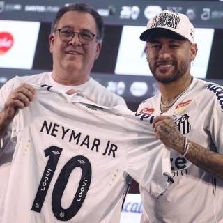 Neymar Santos 2025 PC wallpaper