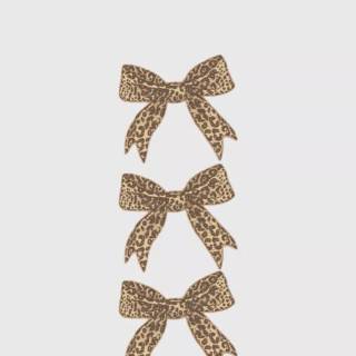 Cheetah print bows wallpaper