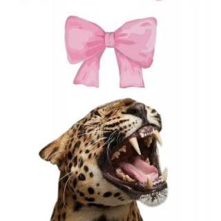 Cheetah print bows wallpaper