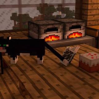 Cozy Minecraft wallpaper