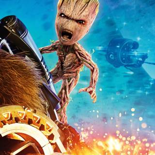 4k Guardians of The Galaxy iPhone wallpaper