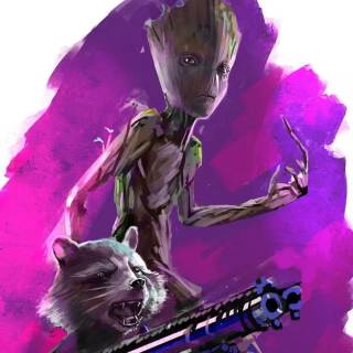 4k Guardians of The Galaxy iPhone wallpaper