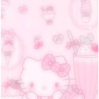 Pink aesthetic Sanrio wallpaper