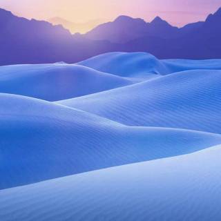 Blue desert wallpaper
