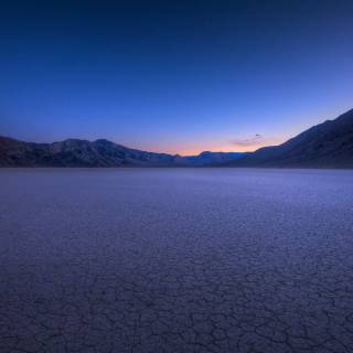 Blue desert wallpaper