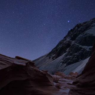 Blue desert wallpaper