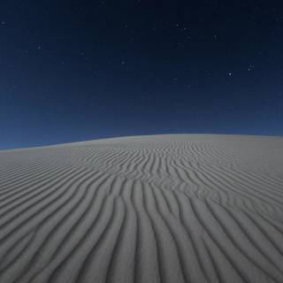 Blue desert wallpaper