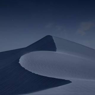 Blue desert wallpaper