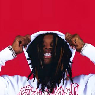 King Von red wallpaper