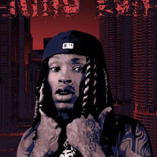 King Von red wallpaper