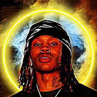 King Von red wallpaper