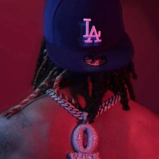 King Von red wallpaper