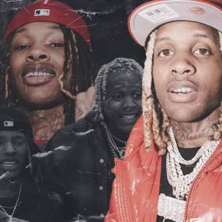 King Von red wallpaper