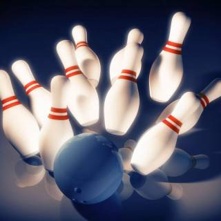 Bowling pins wallpaper