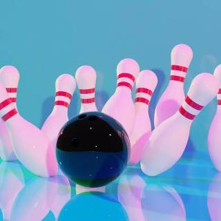 Bowling pins wallpaper